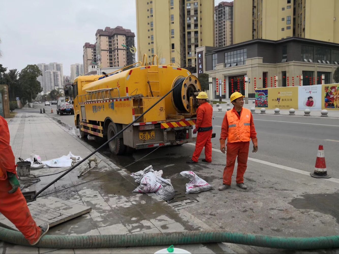 乌达排污管道清淤-管道清洗